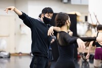 東京バレエ団「かぐや姫」第1幕 世界初演の公開リハーサルより。（撮影：松橋晶子）