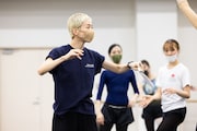 東京バレエ団「かぐや姫」第1幕 世界初演の公開リハーサルより。(撮影:松橋晶子)