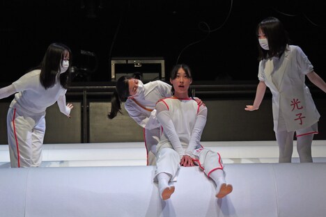 高校生と創る演劇「ミライハ」公開稽古より。