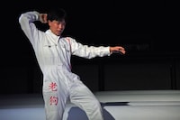 高校生と創る演劇「ミライハ」公開稽古より。