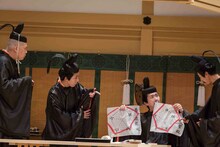 京都劇場プロデュース THE ROB CARLTON KYOTO「藤原HINOMOTO-The Squad Announcement-」より。（撮影：今西徹）