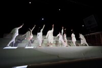 高校生と創る演劇「ミライハ」より。（撮影：伊藤華織）