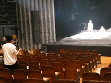 KUNIO10「更地」東京公演舞台稽古の様子。