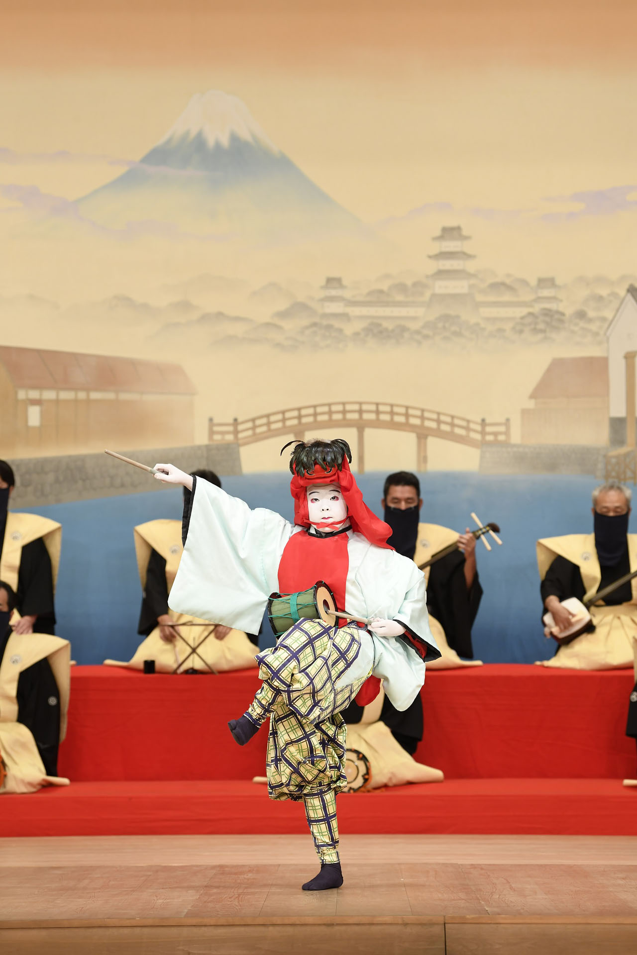TBS開局70周年記念「赤坂大歌舞伎」「『越後獅子』長唄囃子連中」より。(c)松竹