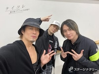 左から東山義久、植木豪、良知真次。