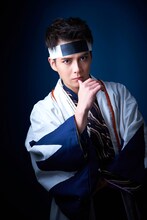 溝呂木賢扮する土方歳三。