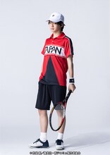 今牧輝琉扮する越前リョーマ。