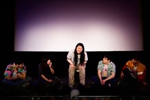 劇団「地蔵中毒」コント公演 地蔵中毒のコント菩薩vol.1「立ち漕ぎマリリン・モンロー」より。（撮影：塚田史香）