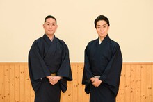 左から中村勘九郎、尾上菊之助。(c)松竹