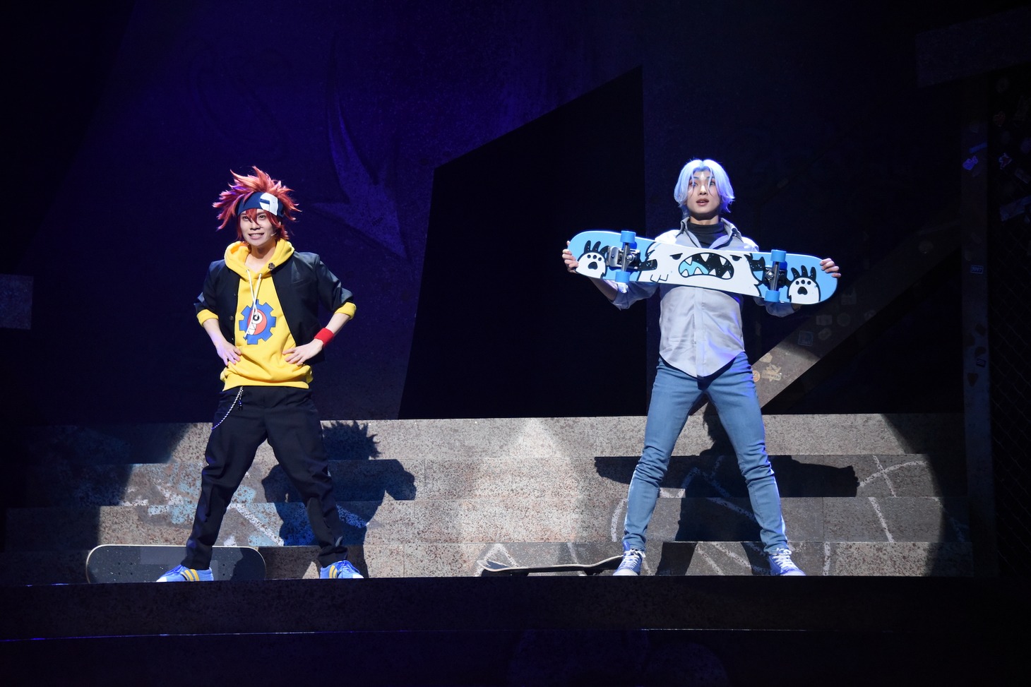 「SK∞ エスケーエイト The Stage」より、「第1部：The First Part～熱い夜のはじまり～」の様子。