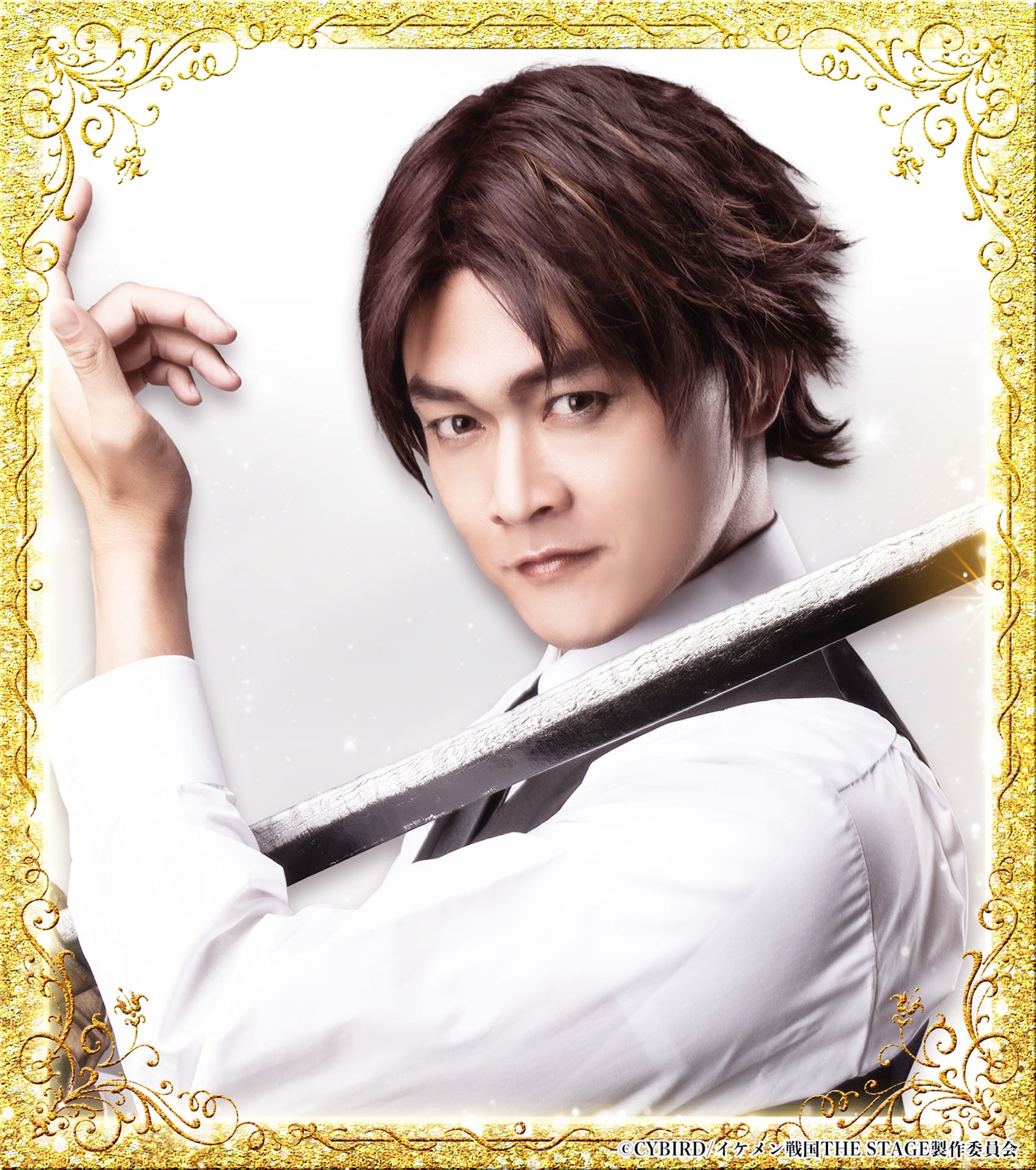 横山真史扮する武田信玄。