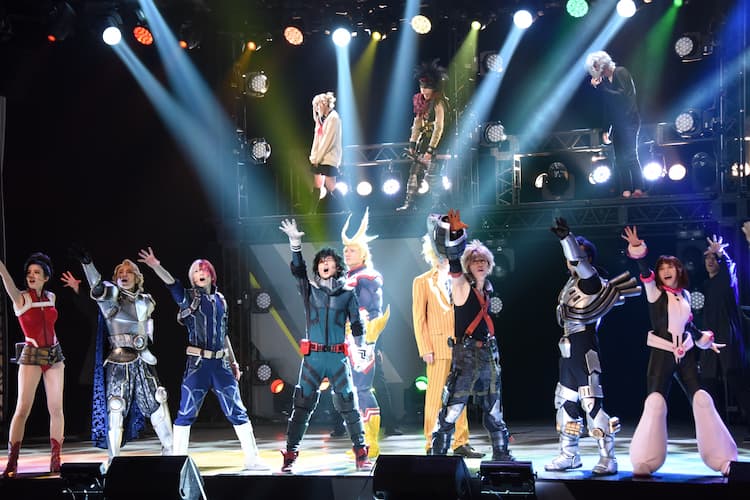 「『僕のヒーローアカデミア』The “Ultra” Stage 本物の英雄 PLUS ULTRA ver.」公開ゲネプロより。
