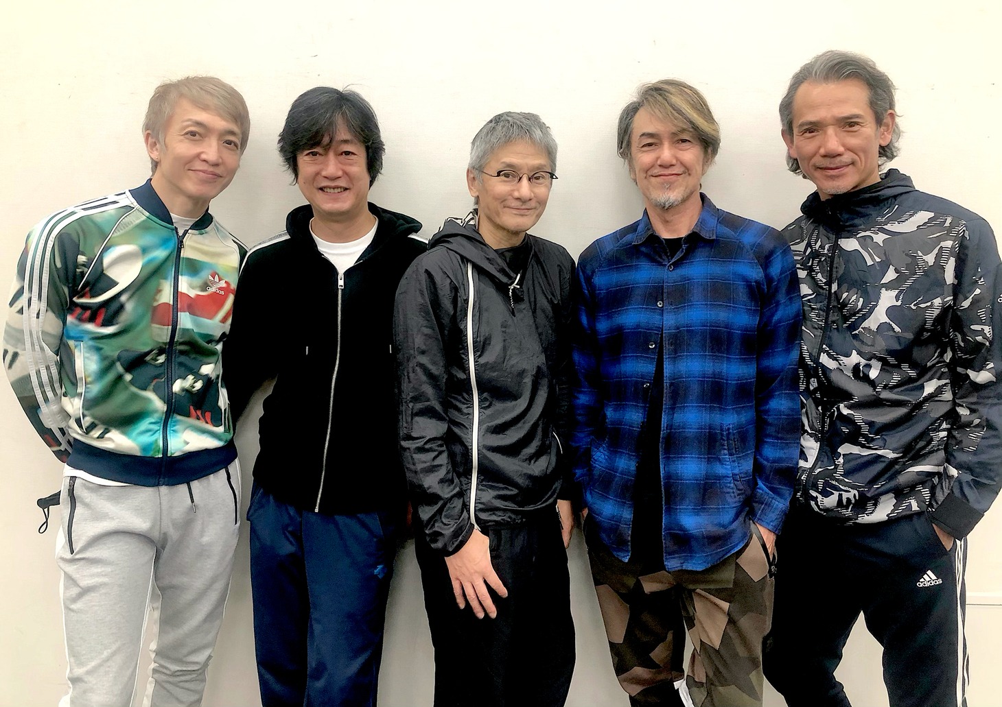 左から舘形比呂一、瀬下尚人、今村ねずみ、石坂勇、トクナガクニハル。