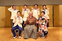 「初笑い！松竹新喜劇 新春お年玉公演」取材会の様子。