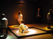 三匹と三羽「野良犬」より。