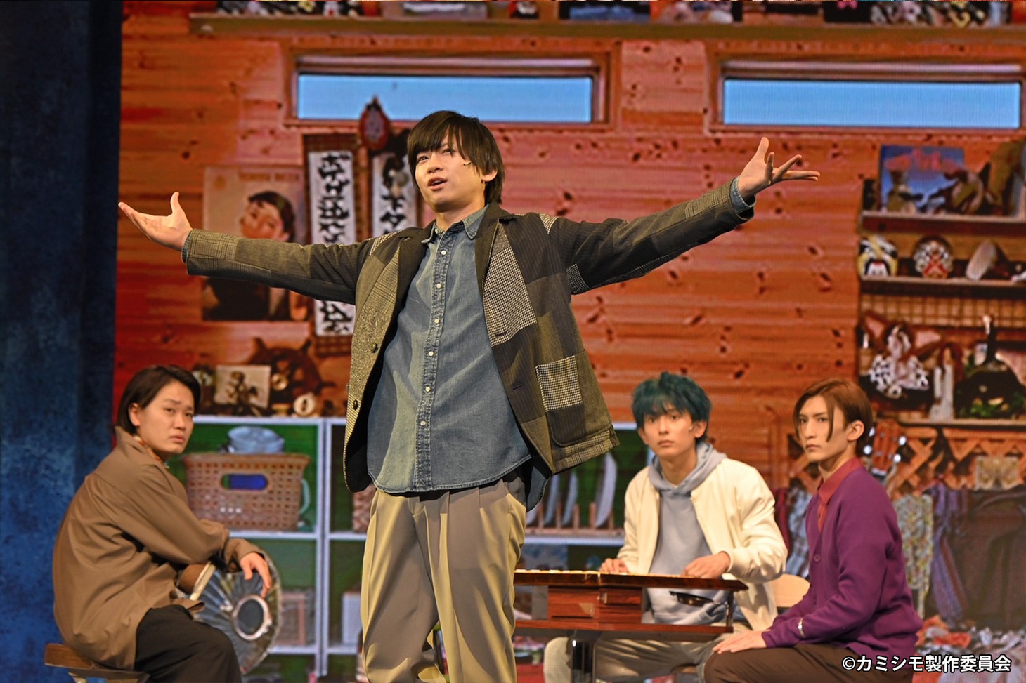 舞台「あいつが上手で下手が僕で」より。