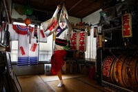 阿波おどりの踊り手・福原ゆかり。（撮影：南しずか）