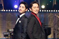 左から木村達成、川久保拓司。