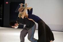 Noism0「Near Far Here」リハーサルより。（撮影：遠藤龍）