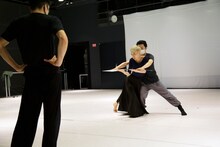 Noism0「Near Far Here」リハーサルより。（撮影：遠藤龍）