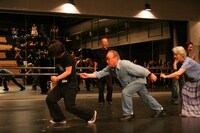 第2回公演「95kgと97kgのあいだ」稽古の様子。（撮影：宮川舞子）