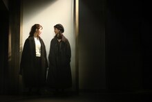 アマヤドリ20周年記念公演 第2弾「水」 / 「青いポスト」より。（撮影：赤坂久美）