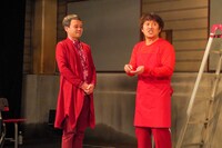 「コンテンポラリー演劇 無風ズ 第一話」「銭ゲバァ！60分 ～蒲田・北九州風～」より。（Photo by hiss）