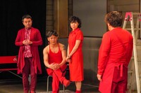 「コンテンポラリー演劇 無風ズ 第一話」「銭ゲバァ！60分 ～蒲田・北九州風～」より。（Photo by hiss）