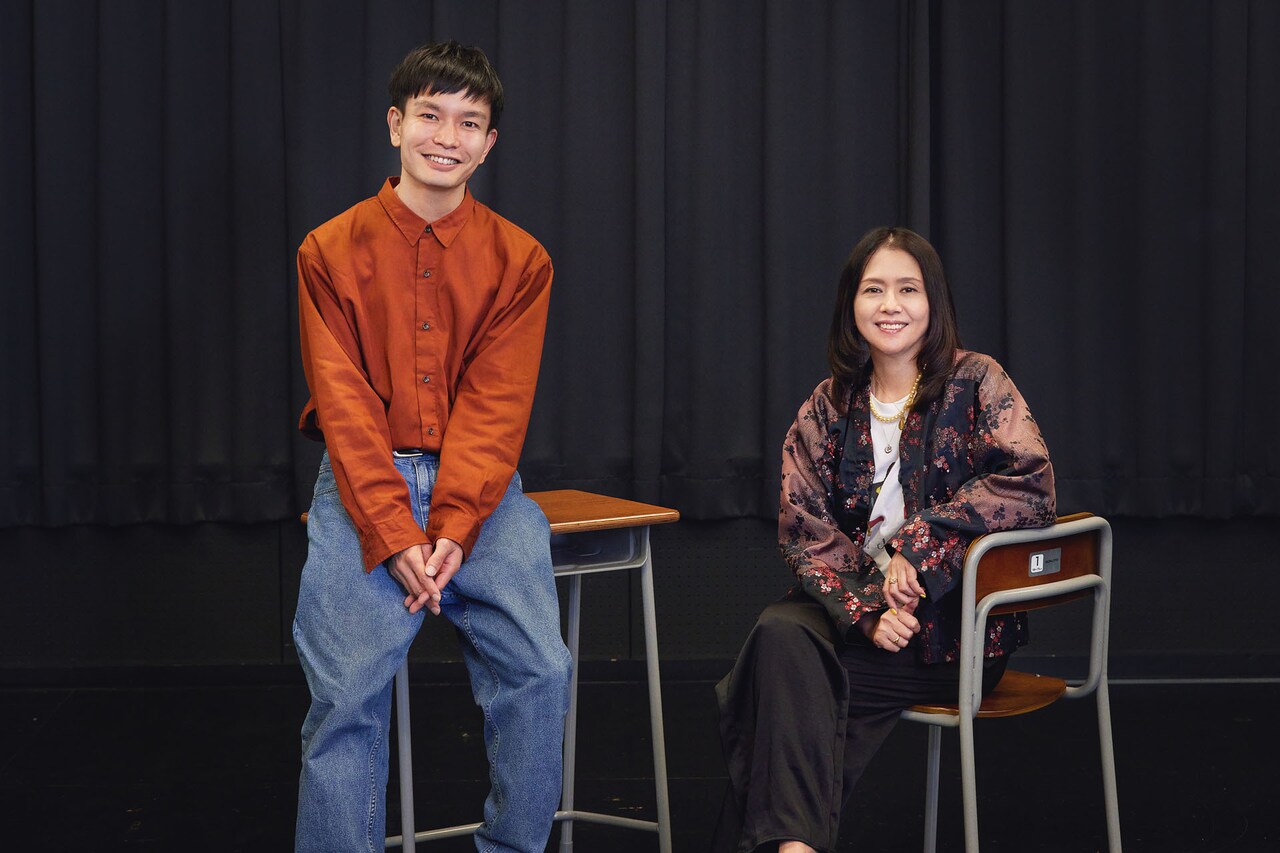 「鶴かもしれない」対談企画第3弾、小沢道成が憧れの小泉今日子と語り合う