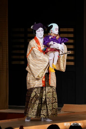 壽 初春大歌舞伎 中村獅童の長男 小川陽喜の初お目見得公演 市川猿之助の宙乗り 舞台写真あり ステージナタリー