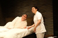 「背中から四十分」稽古より。