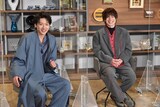 「『WOWOWオリジナルドラマ 薄桜鬼』放送直前スペシャル生配信」より。左から金井成大、崎山つばさ。