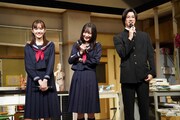 左から尾碕真花、鈴木絢音（乃木坂46）、高橋健介。
