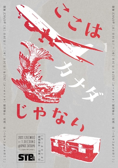 STB企画×平塚直隆「ここはカナダじゃない」チラシ