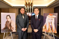 左から尾上松緑、中村梅玉。(c)松竹