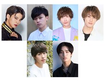 上段左から、三浦史也（NIK）、山崎祐馬、春斗（CUBERS）、千田京平、下段左から、富田健太郎、SUGURU（ATTRACT）。