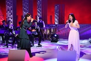 左からMay J.、宮澤エマ。(写真提供:フジテレビ)