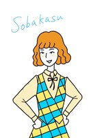 眼鏡太郎作画の“そばかす”イラスト。