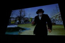 彩の国さいたま芸術劇場 芸術監督 近藤良平就任会見および2022年度ラインナップ発表会の様子。（撮影：宮川舞子）