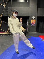 さりげなく、ひじ当て部分がヒョウ柄。