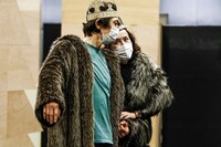 「冬のライオン」稽古の様子。（撮影：岡千里）