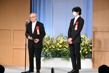 左から本多一夫、本多慎一郎。