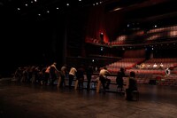 市民と創造する演劇「『階層』～チェルフィッチュの〈映像演劇〉の手法による～」より。（撮影：伊藤華織）