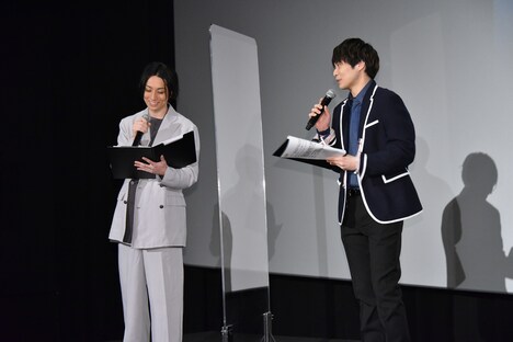 映画「MANKAI MOVIE『A3!』 ～AUTUMN & WINTER～」公開記念舞台挨拶より。