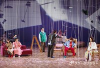 PARCO PRODUCE「粛々と運針」より。（撮影：御堂義乗）