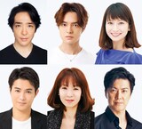 上段左から石川禅、上口耕平、大塚千弘、下段左から平方元基、保坂知寿、吉野圭吾。