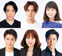 上段左から石川禅、上口耕平、大塚千弘、下段左から平方元基、保坂知寿、吉野圭吾。