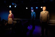 オフィスコットーネプロデュース 大竹野正典没後10年記念公演 第5弾「サヨナフ―ピストル連続射殺魔ノリオの青春」より。（撮影：山口真由子）