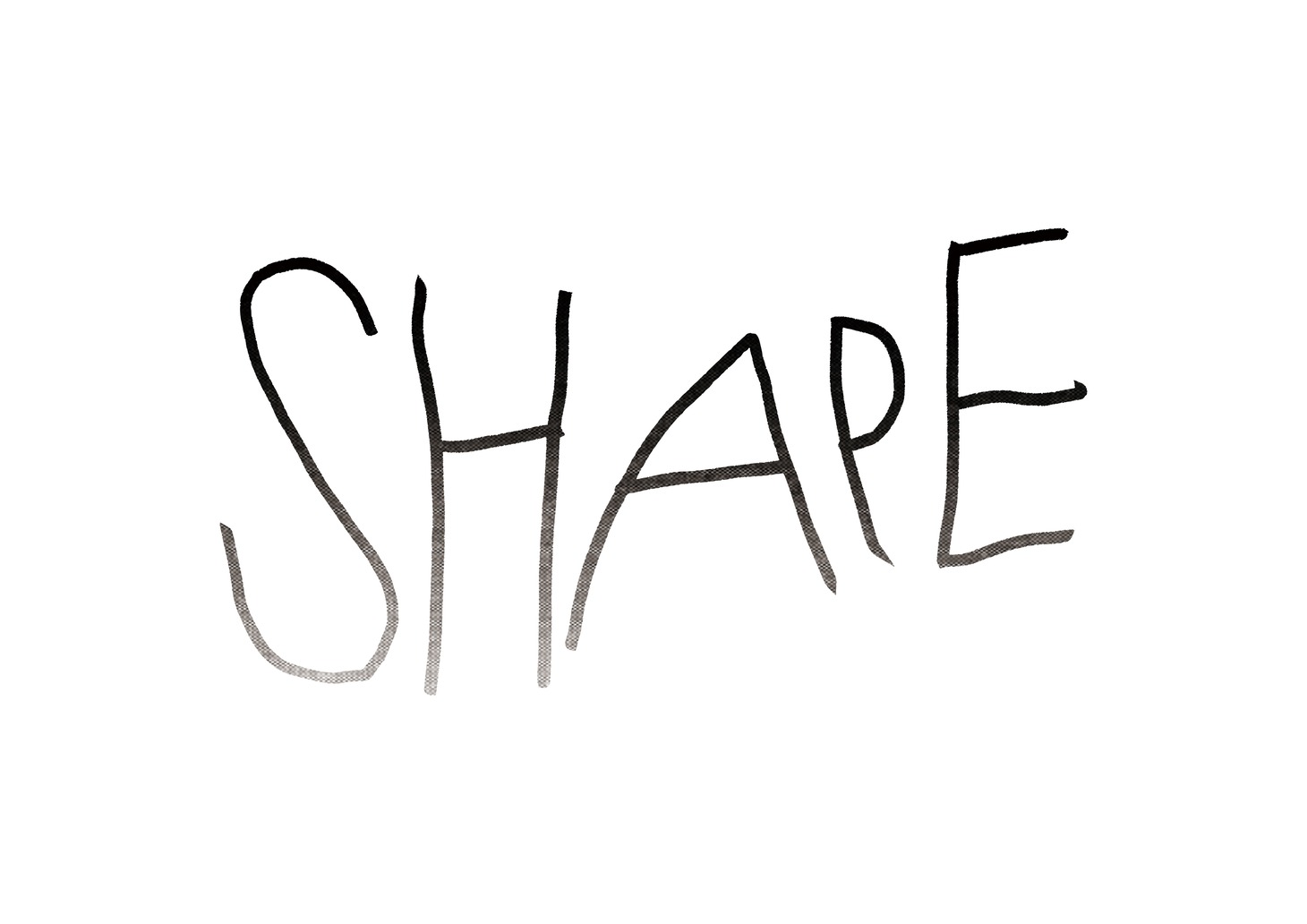 舞台「SHAPE」ロゴ
