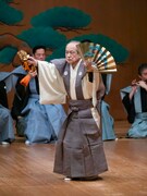 「野村万作 米寿記念狂言の会〈秋公演〉第二日目」より。（撮影：政川慎治）